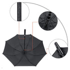 Automatic Open Vented Canopy Golf Stick Umbrella