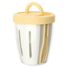 Plastic Fresh Fruit Salad Storage Cup W/ Lid & Folding Fork