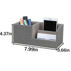 Office Leather Storage Pen Holder