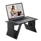 Portable Leather Foldable Laptop Lap Desk Bed Desk