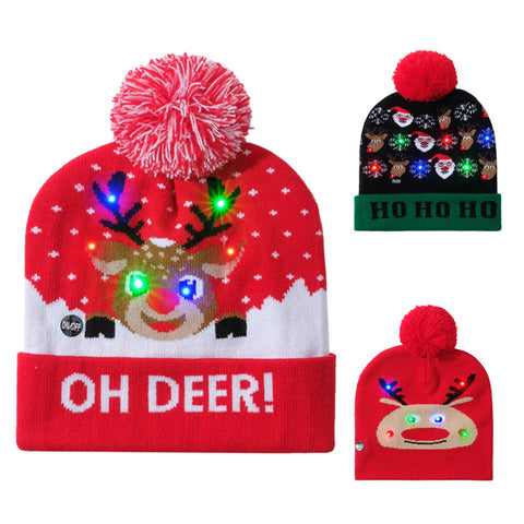 Christmas LED Light-Up Hat