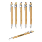 Bamboo Pen With Colored Touch Pointer