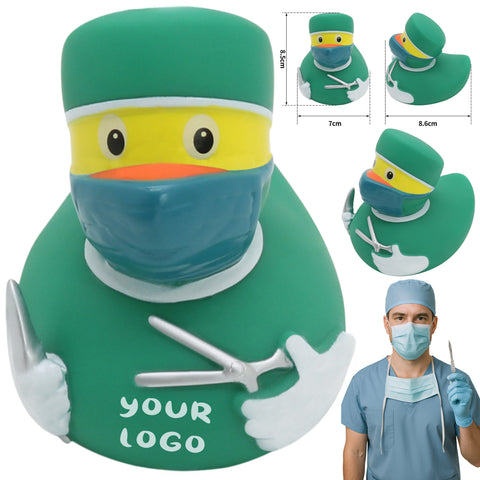 Custom 3.5" Doctor Rubber Duck