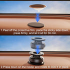 Vacuum Magnetic Car Phone Holder