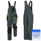 Unisex Multi-Pockets Adjustable Bib Overalls
