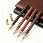 Brass and Sandalwood Solid Wood Metal Ballpoint Pen