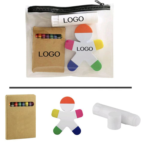 Children'S Drawing Crayons Color Highlighter Set