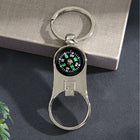 Stainless Steel Flat Bottle Opener Keychain