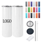 20oz Stainless Steel Insulated Water Bottle with Straw