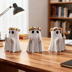 Cute Ghost Desk Pen Holder Figurine Decor
