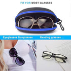 Sunglasses Protect Case With Hook Zipper Hard Shell Box