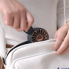 Portable Handheld Fan With Carabiner Rechargeable