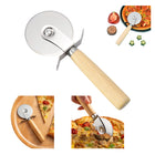 Pizza Cutter Wheel With Wooden Handle