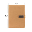 A5 Leather Magnetic Clasp Notebook