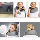 Neck Travel Pillow Memory Foam Neck Pillow For Comfort