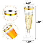 Plastic Champagne Glasses