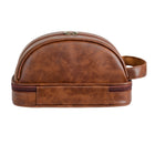 Leather Retro Waterproof Travel Toiletry Bag
