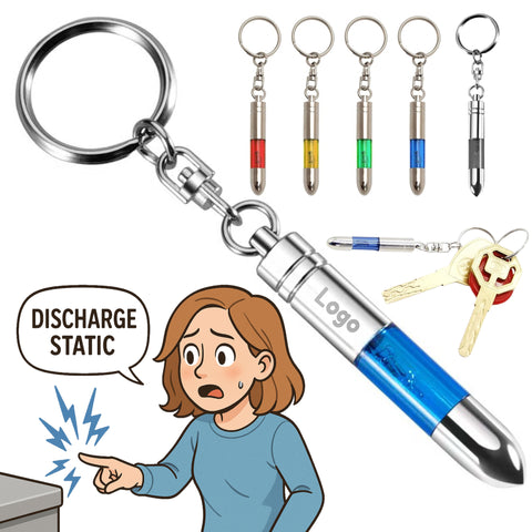 1st Generation Bullet-Shaped Anti-Static Keychain