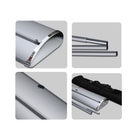 Portable Aluminum Alloy Vertical Retractable Roll Up Banner Stand