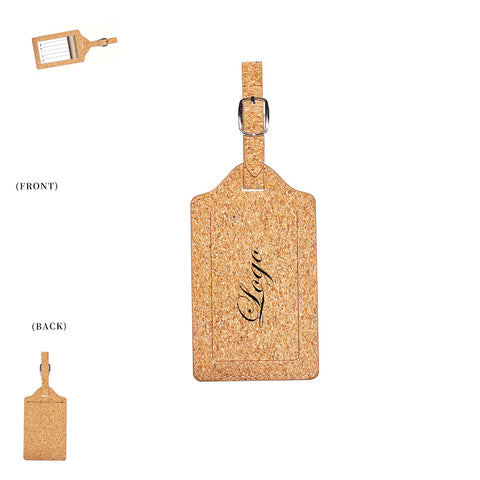 Cork Luggage Tag