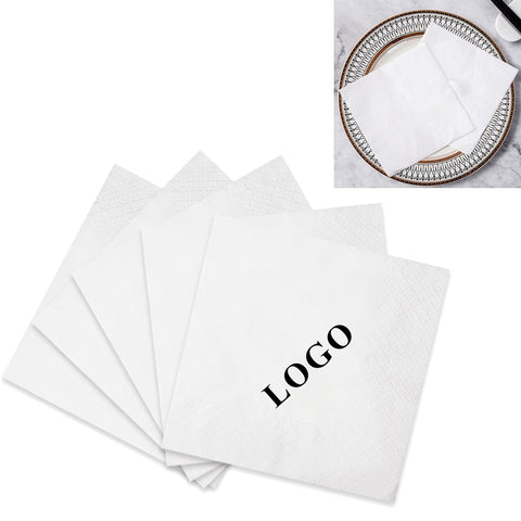 Custom White Linen Napkins