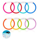 8pcs Diving Rings Underwater Training Swimming Diving Toys
