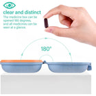 7 Compartments Wheat Straw Pill Container