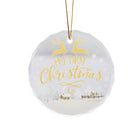 Custom Round Christmas Ornament