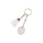 Badminton Keychain Pendant