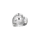 Crystal Glass Heart Shaped Candlestick