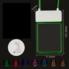 Custom Acrylic Light-Up LED Badge Necklace