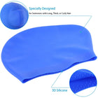 Women's Long Hair Friendly Silicone Swim Cap