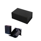 Custom Black Clamshell Magnetic Ppaer Box