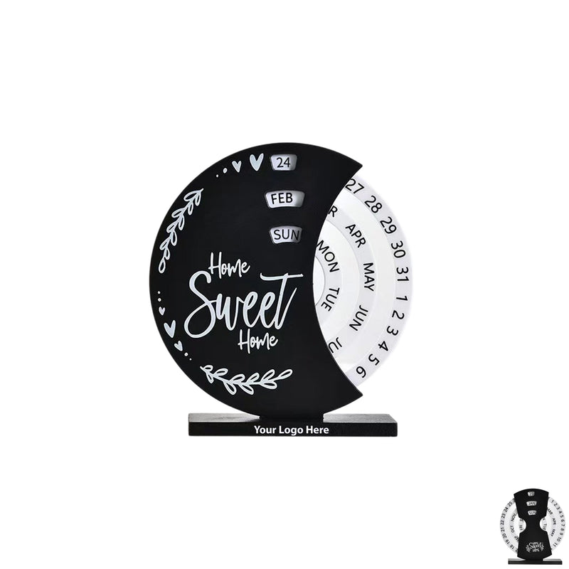Disc Perpetual Desk Calendar