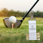 Golf Bag Tag with 5 Tees Set