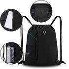 420 D Drawstring Backpack Water Bottle Mesh Pockets