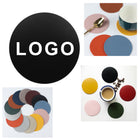 3.94" PU Leather Coaster