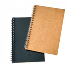 Kraft Cover Sketchable Spring Loose leaf Blank Notebook