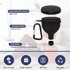50ml Protein Powder Container Funnel With Carabiner