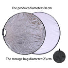 Handheld Collapsible Photography Reflector With Storage Bag