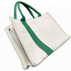 Canvas Bag With Ribbon Design