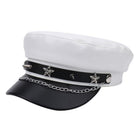 Chained Military Flat Top Cap
