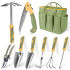9 Piece Stainless Steel Gardening Hand Tools Set