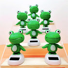 Cute Frog Car Solar Decoration
