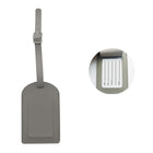 Metal Buckle Leather Luggage Tag
