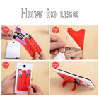 Silicone Quick-Snap Pocket Stand For Mobile Phone