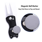Foldable Aluminum Golf Divot Tool