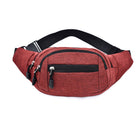 Oxford Zippered Fanny Pack
