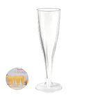Clear Plastic Champagne Flute