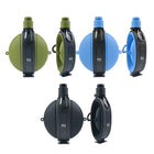 19.8 Oz Foldable Compass Silicone Water Bottle